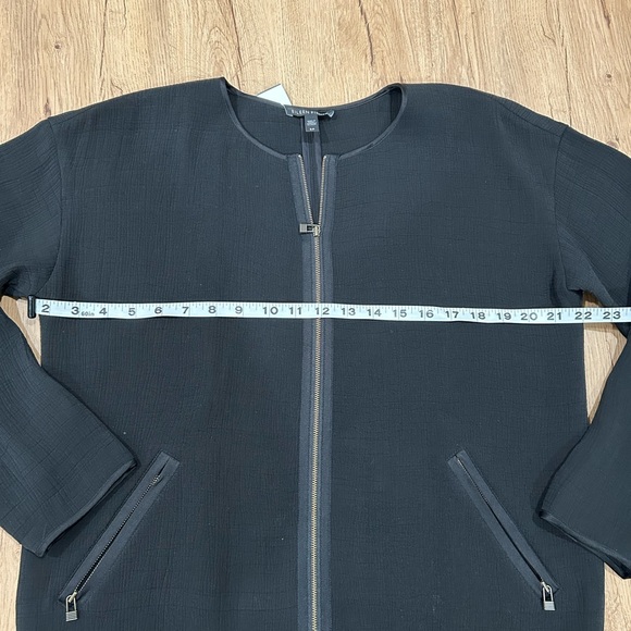 Women’s Eileen Fisher Silk Sponge Textured Jacket Size Small - Picture 7 of 8
